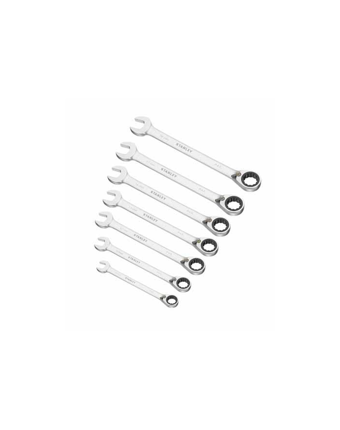 KLUCZ PŁASKI Z GRZECHOTKĄ Z PRZEŁĄCZNIKIEM 14mm MAT  STANLEY główny