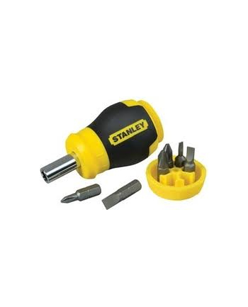 WKRĘTAK MULTIBIT KRÓTKI + 7 KOŃCÓWEK STANLEY