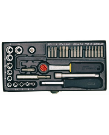 ZESTAW KLUCZY NASADOWYCH 1/4'' 35cz. PROXXON