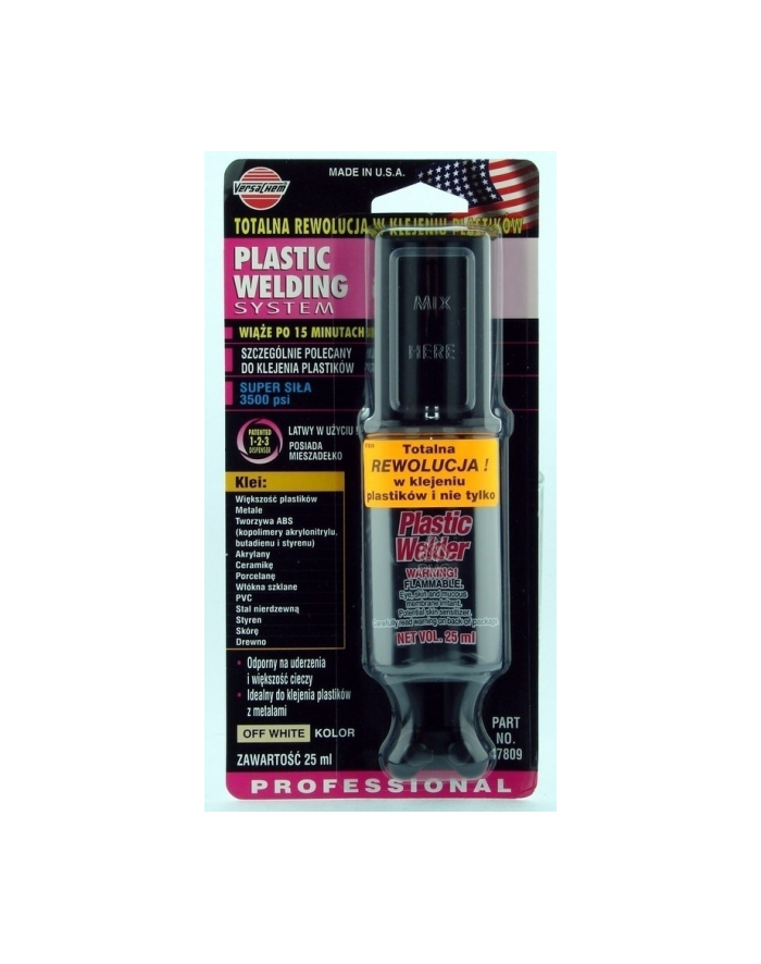 PLASTIC WELDING 25ml PŁYN KLEJ /PLASTIK/ W STRZYKAWCE główny