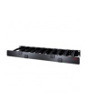 APC Horizontal Cable Manager, 1U x 4'' 6'' deep, Single-Sided - nr 12