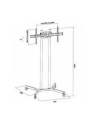 Techly Mobile stand for TV LCD/LED/Plasma 37''-70'' VESA, pivot - nr 29