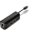 Adapter Kensington UA3000E USB 3.0 to Ethernet Adapter with USB Hub - nr 34