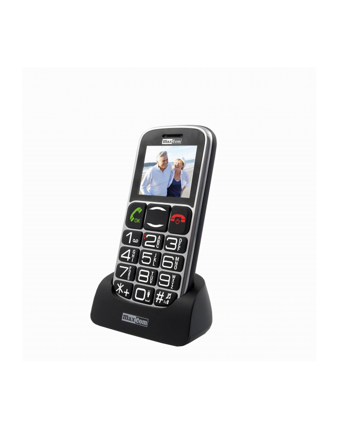 MaxCom MM461BB, Telefon GSM - Czarny główny