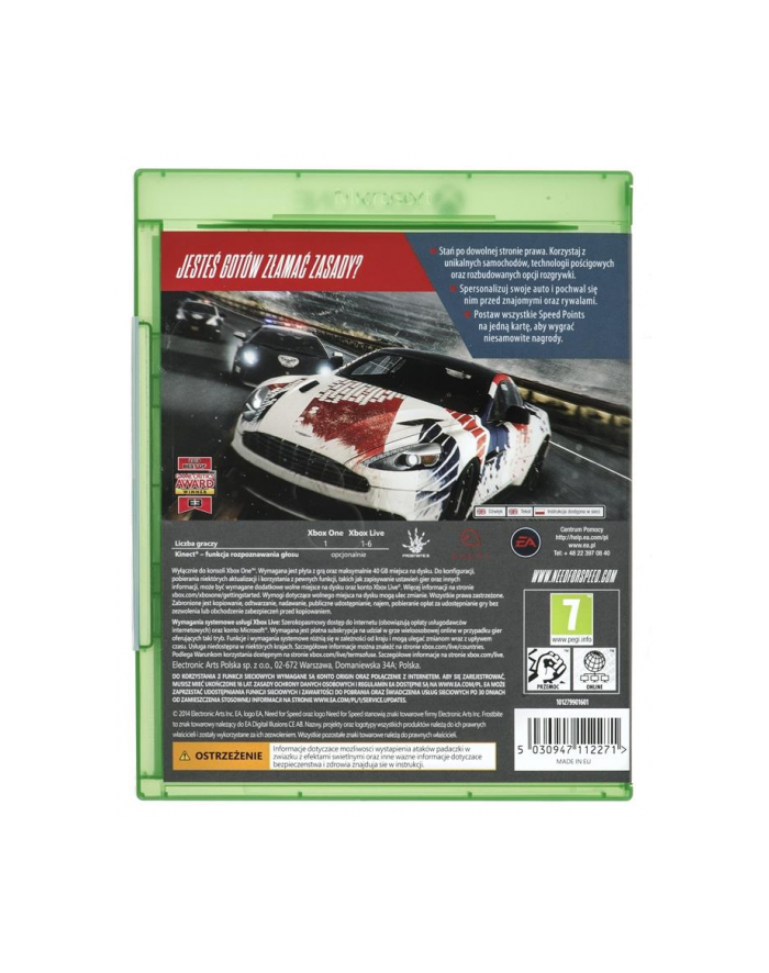 Gra Xbox ONE Need for Speed Rivals główny