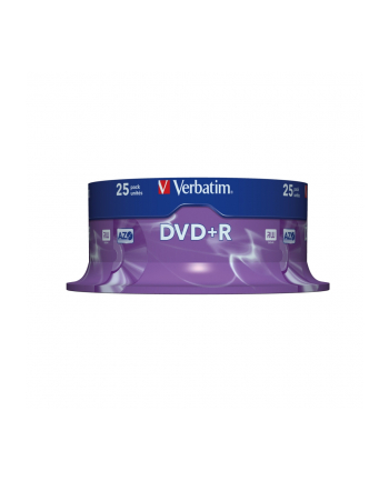 DVD+R VERBATIM AZO 4.7GB 16X MATT SILVER SP 25SZT nr 1