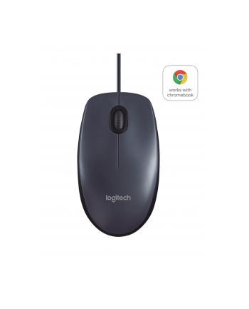 MYSZ LOGITECH M100 DARK 1000DPI - SZARA