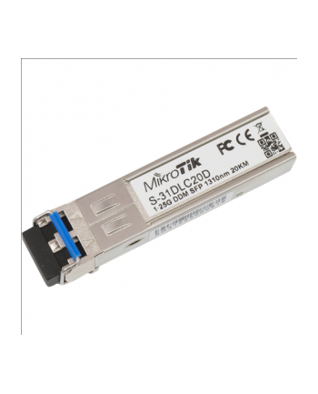 MikroTik S-31DLC20D SFP 1.25G SM 20km 1310nm LC