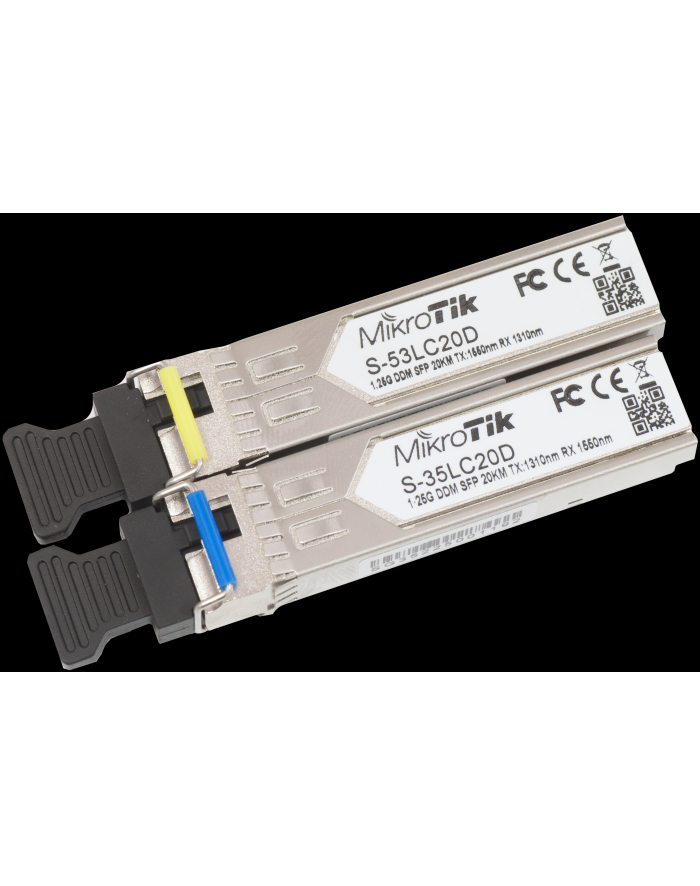 MikroTik S-3553LC20D SFP 1.25G 1310/1550nm 20km WDM główny