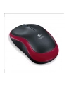 MYSZ LOGITECH M185 WIRELESS RED - CZERWONA - nr 14