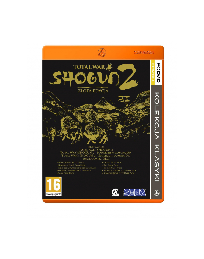 Gra PC PKK Total War Shogun 2 Złota Edycja główny