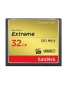 SANDISK COMPACT FLASH EXTREME 32GB 120 MB/s - nr 33