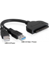 Delock adapter/konwerter SATA 6 Gb/s 22 pin > USB 3.0-AM + USB 2.0-AM - nr 10