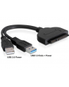 Delock adapter/konwerter SATA 6 Gb/s 22 pin > USB 3.0-AM + USB 2.0-AM - nr 1