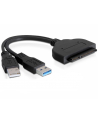 Delock adapter/konwerter SATA 6 Gb/s 22 pin > USB 3.0-AM + USB 2.0-AM - nr 20