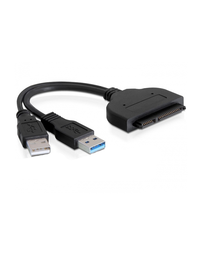 Delock adapter/konwerter SATA 6 Gb/s 22 pin > USB 3.0-AM + USB 2.0-AM główny