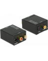Delock adapter/konwerter Audio Analog 2xRCA-> Digital Toslink+Coaxial + zasilacz - nr 18