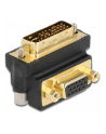 Delock adapter VGA(F)-> DVI(M) 24+5pin kątowy 270° - nr 10