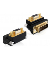 Delock adapter VGA(F)-> DVI(M) 24+5pin kątowy 270° - nr 1