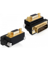 Delock adapter VGA(F)-> DVI(M) 24+5pin kątowy 270° - nr 6