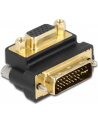 Delock adapter VGA(F)-> DVI(M) 24+5pin kątowy 270° - nr 9