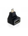 Delock adapter HDMI-D micro (M) 19pin -> HDMI (F) kątowy - nr 2