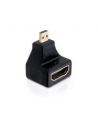 Delock adapter HDMI-D micro (M) 19pin -> HDMI (F) kątowy - nr 3