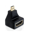 Delock adapter HDMI-D micro (M) 19pin -> HDMI (F) kątowy - nr 7