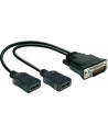 Delock adapter DMS-59 (M) > 2 x HDMI (F) 20cm - nr 10