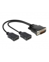 Delock adapter DMS-59 (M) > 2 x HDMI (F) 20cm - nr 11