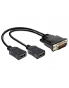 Delock adapter DMS-59 (M) > 2 x HDMI (F) 20cm - nr 13