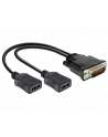 Delock adapter DMS-59 (M) > 2 x HDMI (F) 20cm - nr 14
