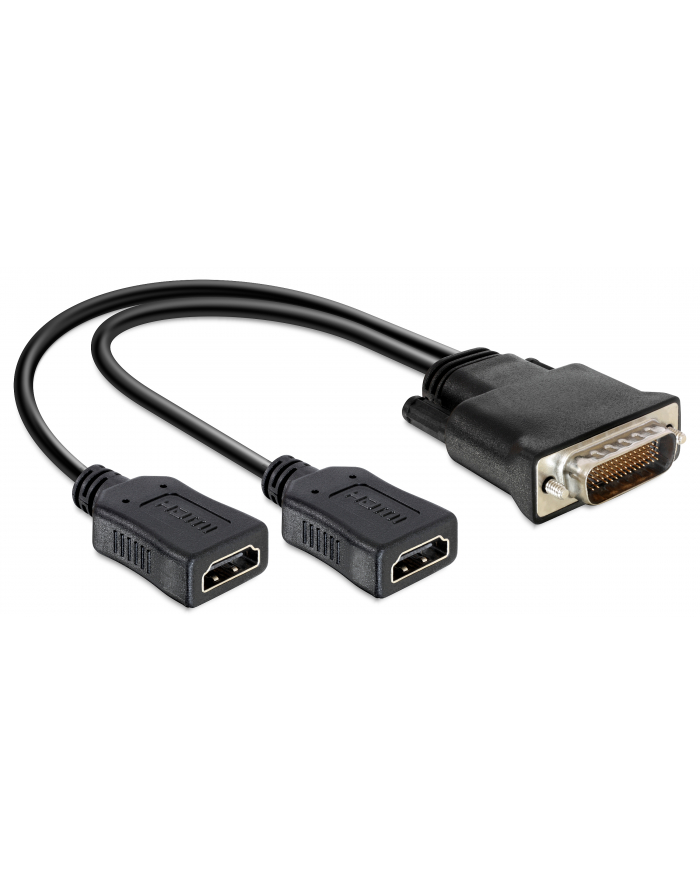 Delock adapter DMS-59 (M) > 2 x HDMI (F) 20cm główny