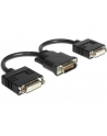 Delock adapter DMS-59 (M) > 2 x DVI (F) 24+5, 20cm - nr 10