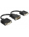 Delock adapter DMS-59 (M) > 2 x DVI (F) 24+5, 20cm - nr 3