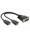 Delock adapter DMS-59 (M) > 2 x DisplayPort (F) 25cm - nr 3