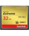 SANDISK COMPACT FLASH EXTREME 32GB 120 MB/s - nr 18