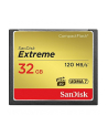 SANDISK COMPACT FLASH EXTREME 32GB 120 MB/s - nr 20