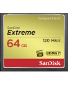 SANDISK COMPACT FLASH EXTREME 64GB 120 MB/s - nr 22