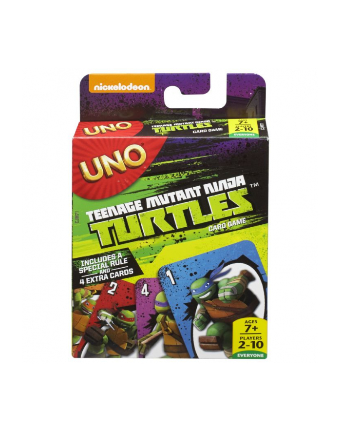 MATTEL Gra Uno Żółwie Ninja główny
