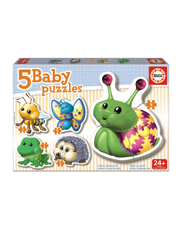 EDUCA Baby Puzzle 5 w 1, Zwierzątka główny