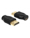 Delock Adapter HDMI-D micro (F) -> HDMI-A (M) - nr 12