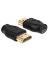 Delock Adapter HDMI-D micro (F) -> HDMI-A (M) - nr 1