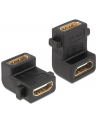 Delock Adapter HDMI-A (F) -> HDMI-A (F) kątowy 90° - nr 5