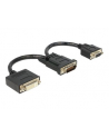 Delock adapter DMS-59 (M) > DVI 24+5 (F) + VGA (F) 20 cm - nr 10