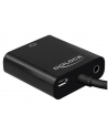 Delock Adapter HDMI Micro-D męski > VGA żeński z funkcją audio, czarny - nr 5