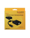 Delock Adapter HDMI Micro-D męski > VGA żeński z funkcją audio, czarny - nr 6