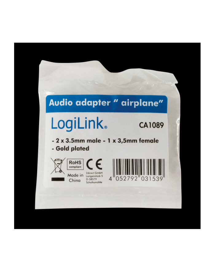 LOGILINK -Airline Audio Adapter główny