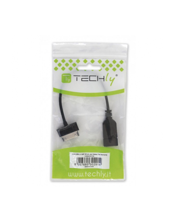Techly Kabel USB do Samsunga Galaxy Tab, czarny, 1,2m główny