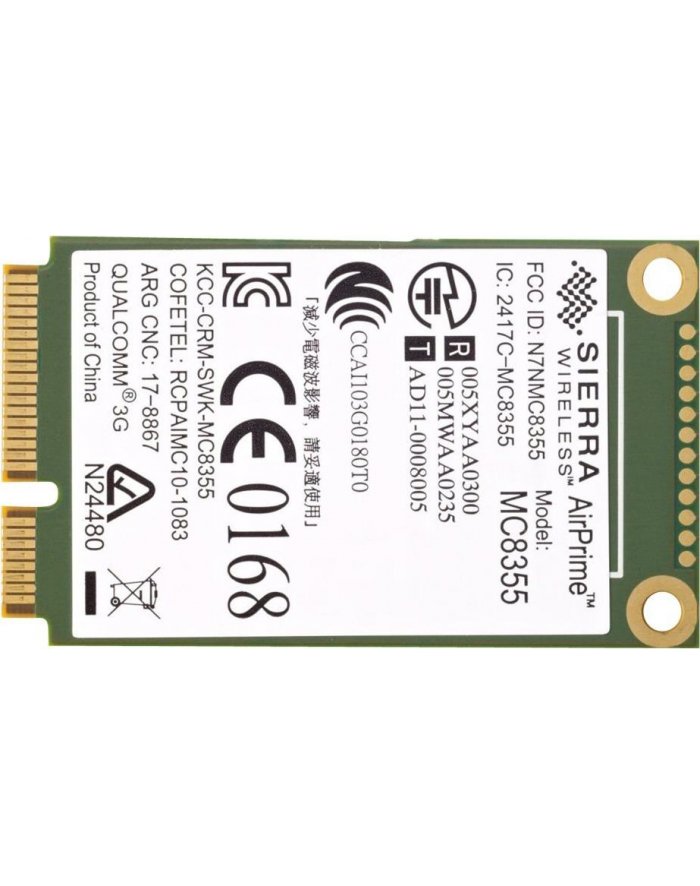 HP un2430 EV-DO/HSPA W8 Mini Card H6F23AA główny